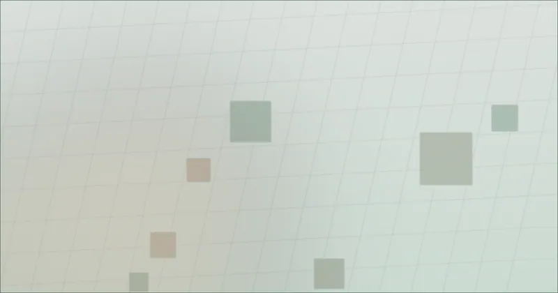 Green grid pattern standing for a desk surface from above