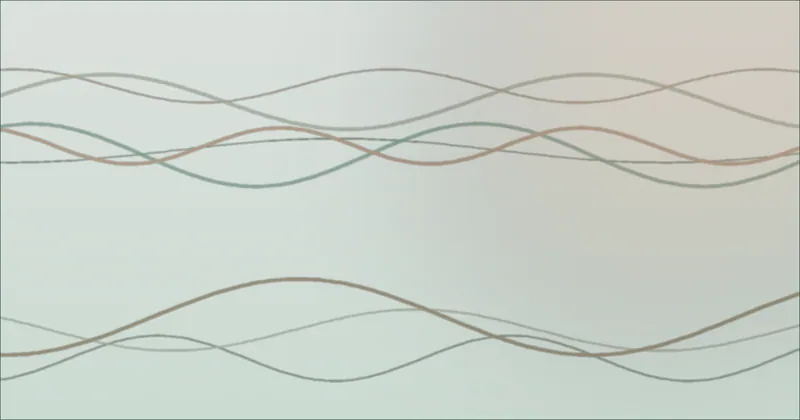 Muted green wave pattern suggesting a strip lit workshop