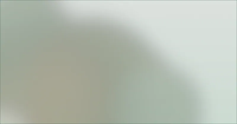 Layered green gradient standing for colour loss over time
